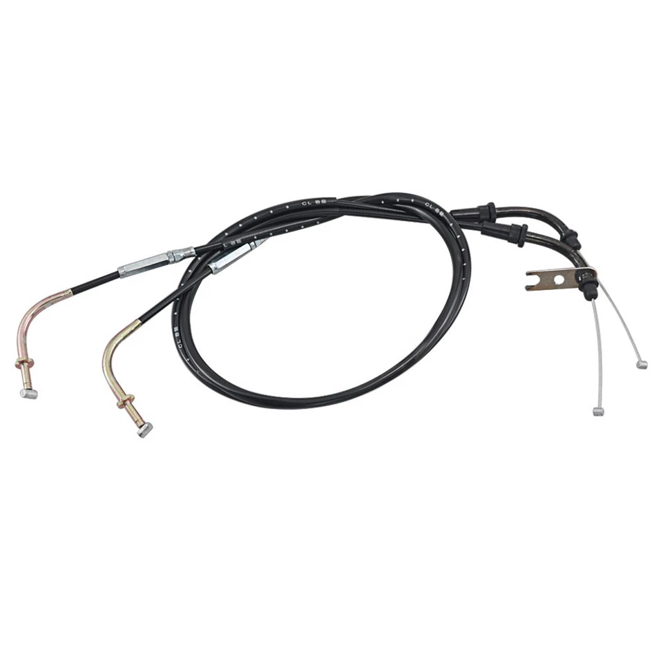 Cable de acelerador Balck cable de acero para Kawasaki VULCAN 900 VN900 CLASSIC LT 06-17 Foto 3 de 4