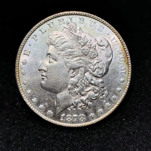 1878 8TF ~ MORGAN SILVER DOLLAR  ~ CH BU
