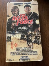 The Delta Force VHS Media Chuck Norris Lee Marvin 1986