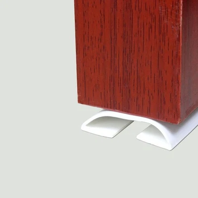 Bande d'étanchéité silicone caoutchouc joint sol porte espace bord inférieur - Photo 1/4