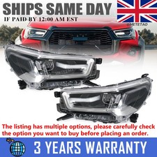 For Toyota Hilux 2021 2022 2023 2024 LED Headlight Lamp Left or Right Side