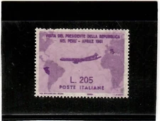 REPUBBLIOCA 1961-GRONCHI ROSA MNH**GOMMA INTEGRA-NON PERIZIATO-SPEDIZ. GRATUITA