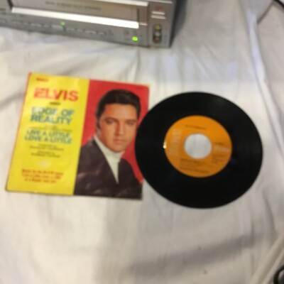 ELVIS PRESLEY "If I Can Dream / Edge Of Reality" 1968 7" 45rpm Single ...