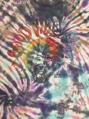 tie dye bob ross shirt