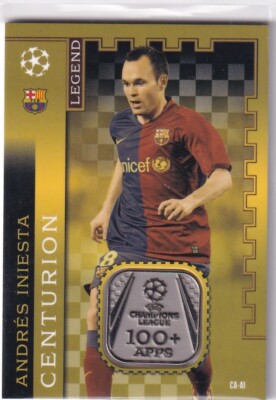 Topps Match Attax CL 23/24 Nr. CA-AI Andres Iniesta Centurion 100+