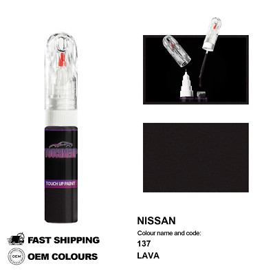FÜR NISSAN LAVA 137 Touch Up Lackstift Pinsel Fix Kit Kratzer Chip Set Markie...
