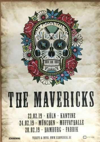THE MAVERICKS  2019 TOUR - orig.Concert Poster - Konzert Plakat - DIN A1 - Photo 1/1