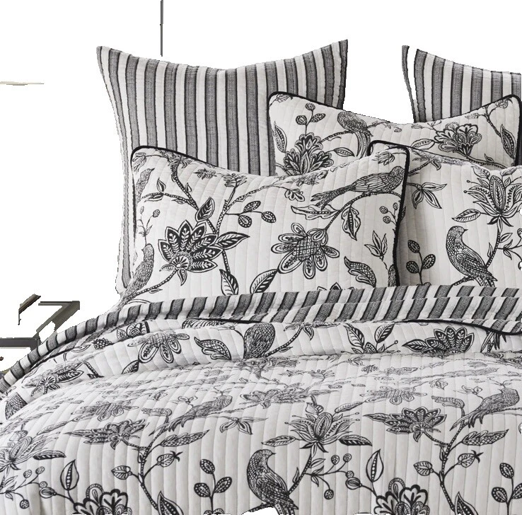 Black Country Floral Edredones, colchas y cobertores para cunas