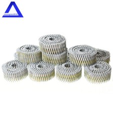 3600Pcs Siding Nails 2-1/2" .092" 15 Degree Collated Wire Coil Full Round Head