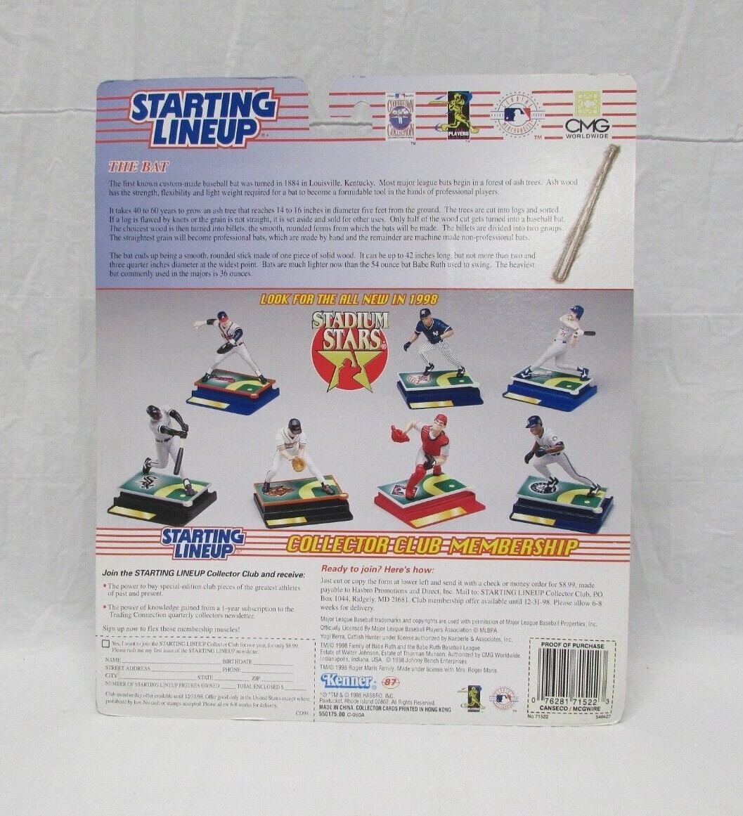 MLB Starting Lineup Classic Doubles Canseco & McGwire 4