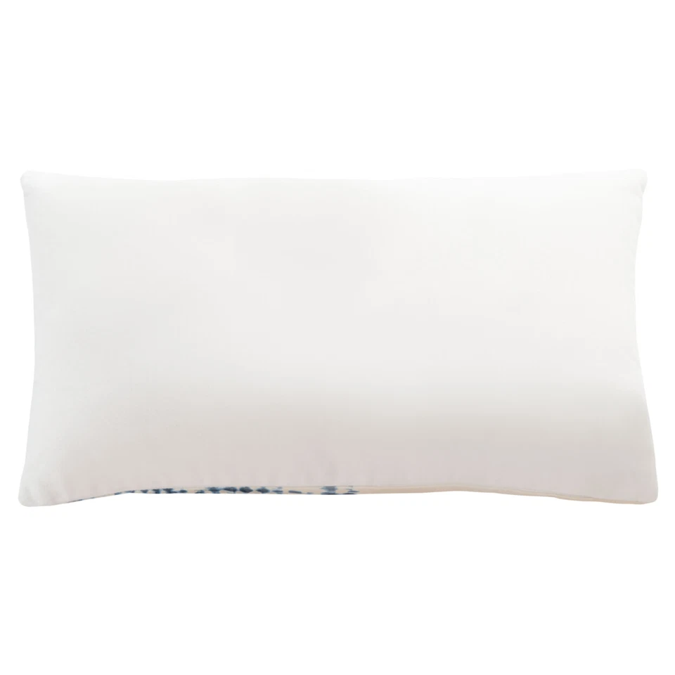 SAFAVIEH Arielle Indoor / Outdoor Pillow | Blue / White | - Image 3 of 3