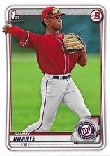 2020 Bowman Draft Paper Prospects #BD-48 Sammy Infante 1st Washington Nationals