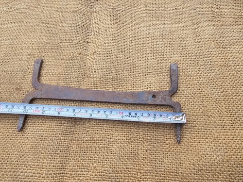 Raspador de zapatos antiguo forjado a mano de herrero - Imagen 9 de 10