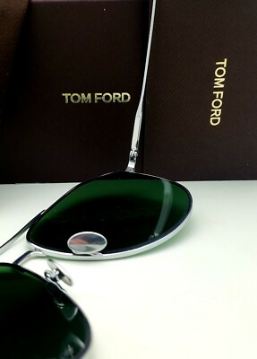TOM FORD Sunglasses CYRUS TF 747 16N 62-13 Silver Titanium Frames