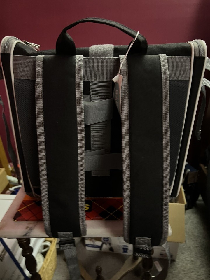 Small Dog Bike Basket Softsided Pet Carrier Backpack, With 4 Mesh