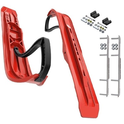 Slydog Command 6'' Lava Red Skis w/9'' Shaper Bar Complete Kit Yamaha Phazer/FX