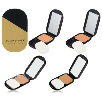 Max Factor Facefinity Compact Foundation 10g - Brandneu - Wählen Sie Ihren Farbton