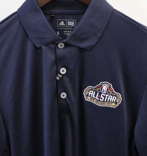 ADIDAS Mens Navy “All Stars” Short Sleeve Polo Shirt Size S NEW - Picture 2 of 4