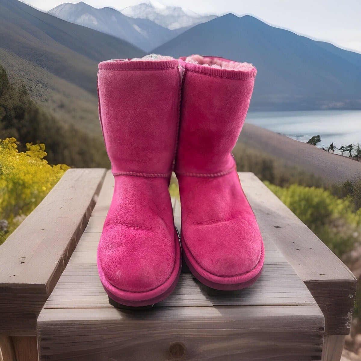 新品未使用 24cm UGG 【classic tall 】5825w/RED Women's UGG boots handmade in Australia Classic Tall Colours