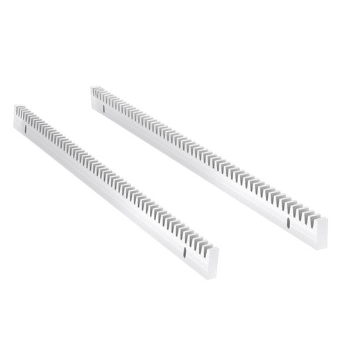 Galvanized Steel Gear Rack 1.64ft 8mm Thickness 2 Pieces Total 3.28ft Hardware - Picture 5 of 7