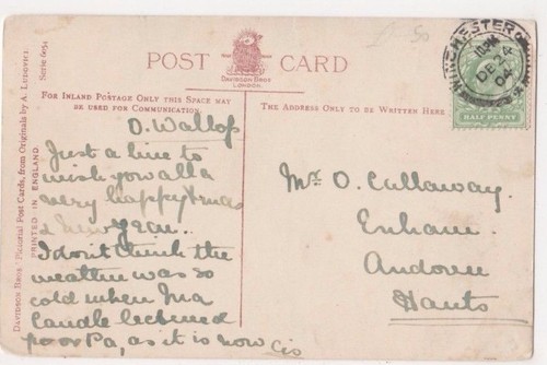 Mrs Caudles Vorträge Comic Postkarte, B717 - Bild 2 von 2