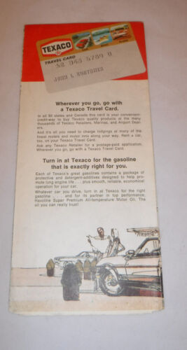 Texaco Öl Kentucky Tennessee Karte 1971 - Bild 2 von 4