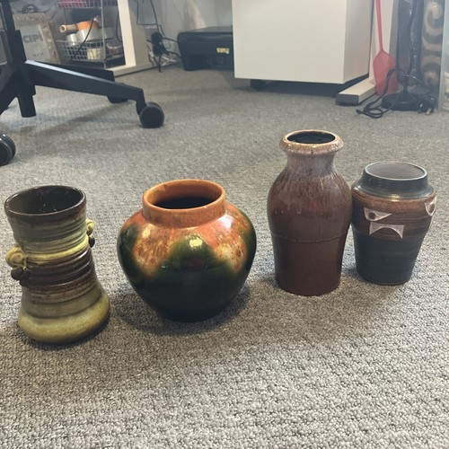 Job Lot Vintage Ceramic Vase Mid Century Scheurich German Retro Vases