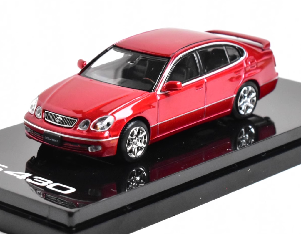 1:64 EY Hobby Japan Red GS430 Sedan Diecast Sport Model Collectible Car
