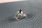 Vintage Native American Navajo Silver Feather &Turquoise Southwest Arizona Ring  — photo 5
