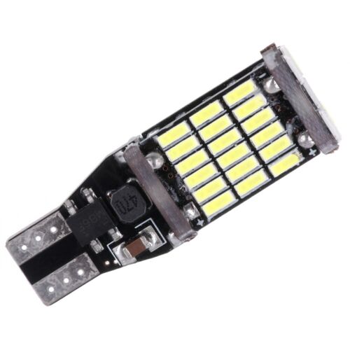 2pc T15 W16W 45 SMD 4014 Error Free LED Car Reverse Back Light Bulb 6000K White - Picture 5 of 8