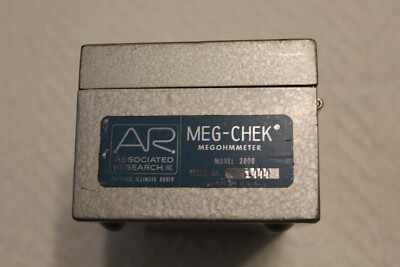 Associated Research Meg-Chek Model 2000 Megohmmeter