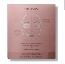 111 Skin Rose Gold Brightening Masks 5 . Brand New. Retail- 140