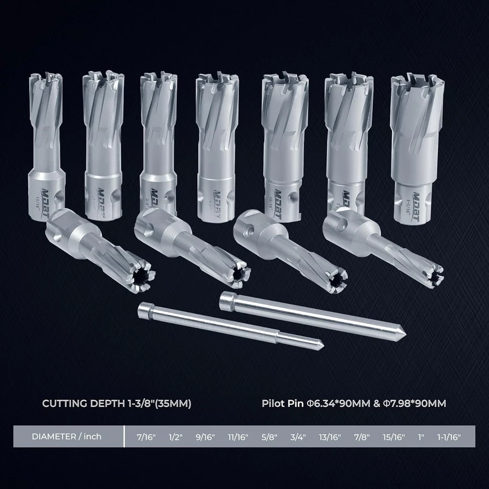 Cortador anular TCT vástago universal punta de carburo cortador anular broca magnética Foto 4 de 4