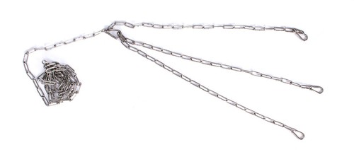 Stainless steel chain for grill grates