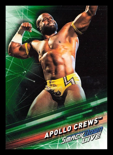 Apollo Crews #5 2019 Topps WWE SmackDown Live
