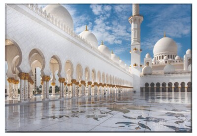 Sheikh Zayed Grand Mosque, in Abu Dhabi, 2 x 3 inch Fridge Magnet #EU720