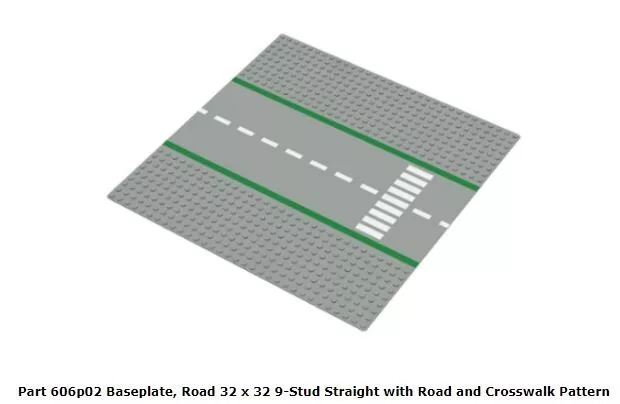 Lego road baseplate 2025