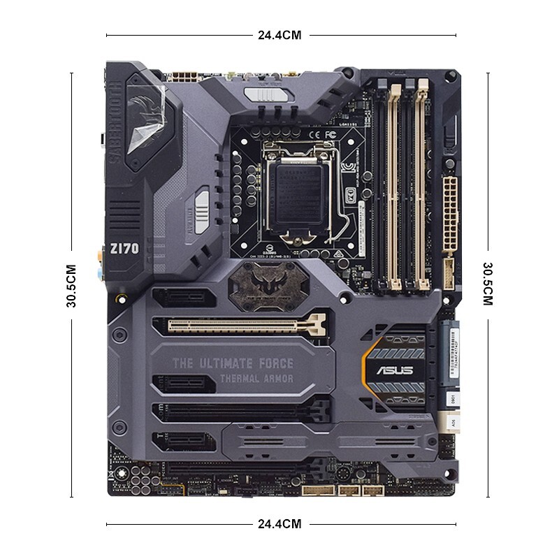 ASUS　SABERTOOTH Z170S　LGA1151 ASUS SABERTOOTH Z170S Motherboard Intel LGA1151 Socket DDR4 ATX