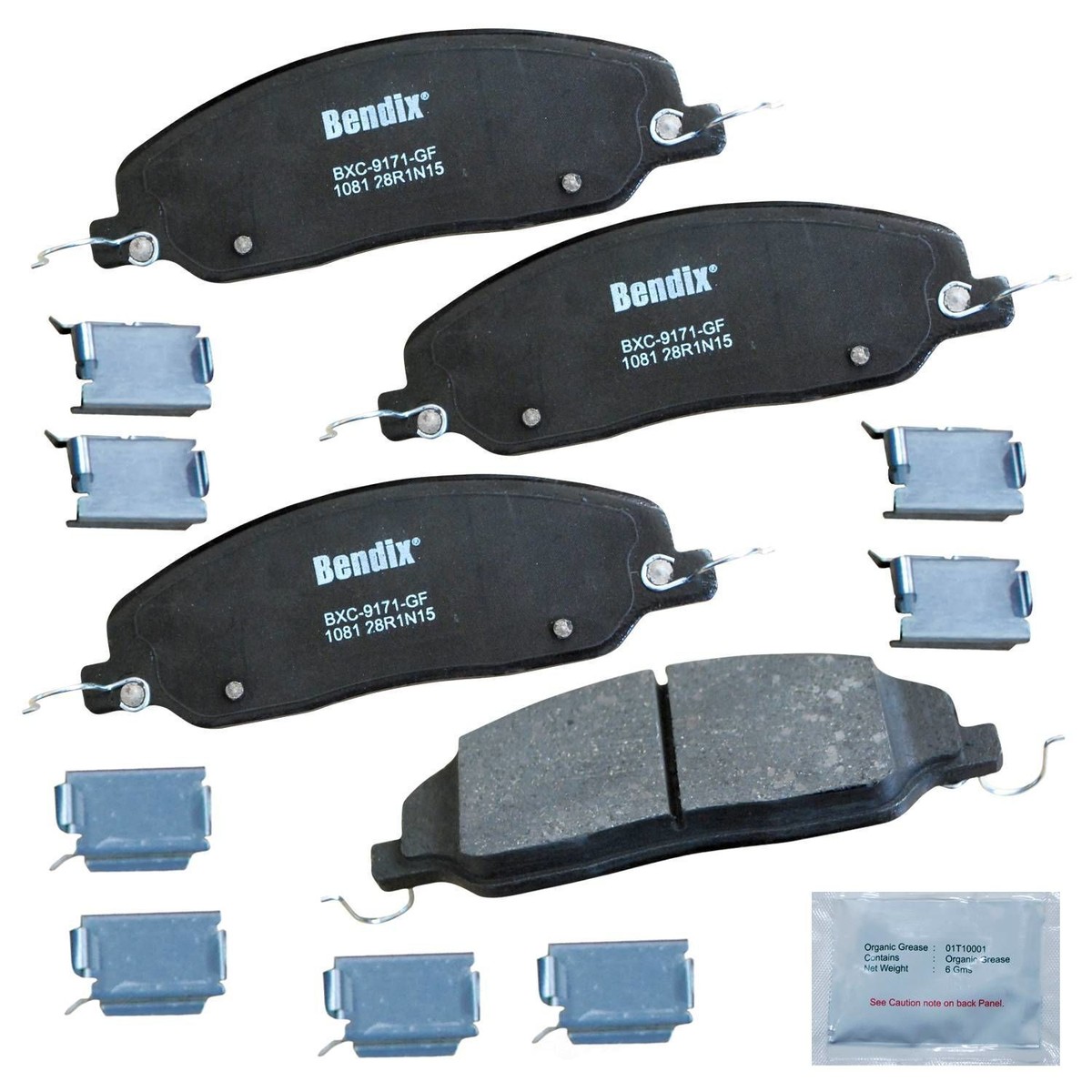 Disc Brake Pad Set-Priority One Ceramic BPR Bendix CFC1081 | eBay