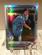 NON AUTO 2021 Bowman 1st Edition Gunnar Hoglund Sky Blue Foil Refractor Jays C1