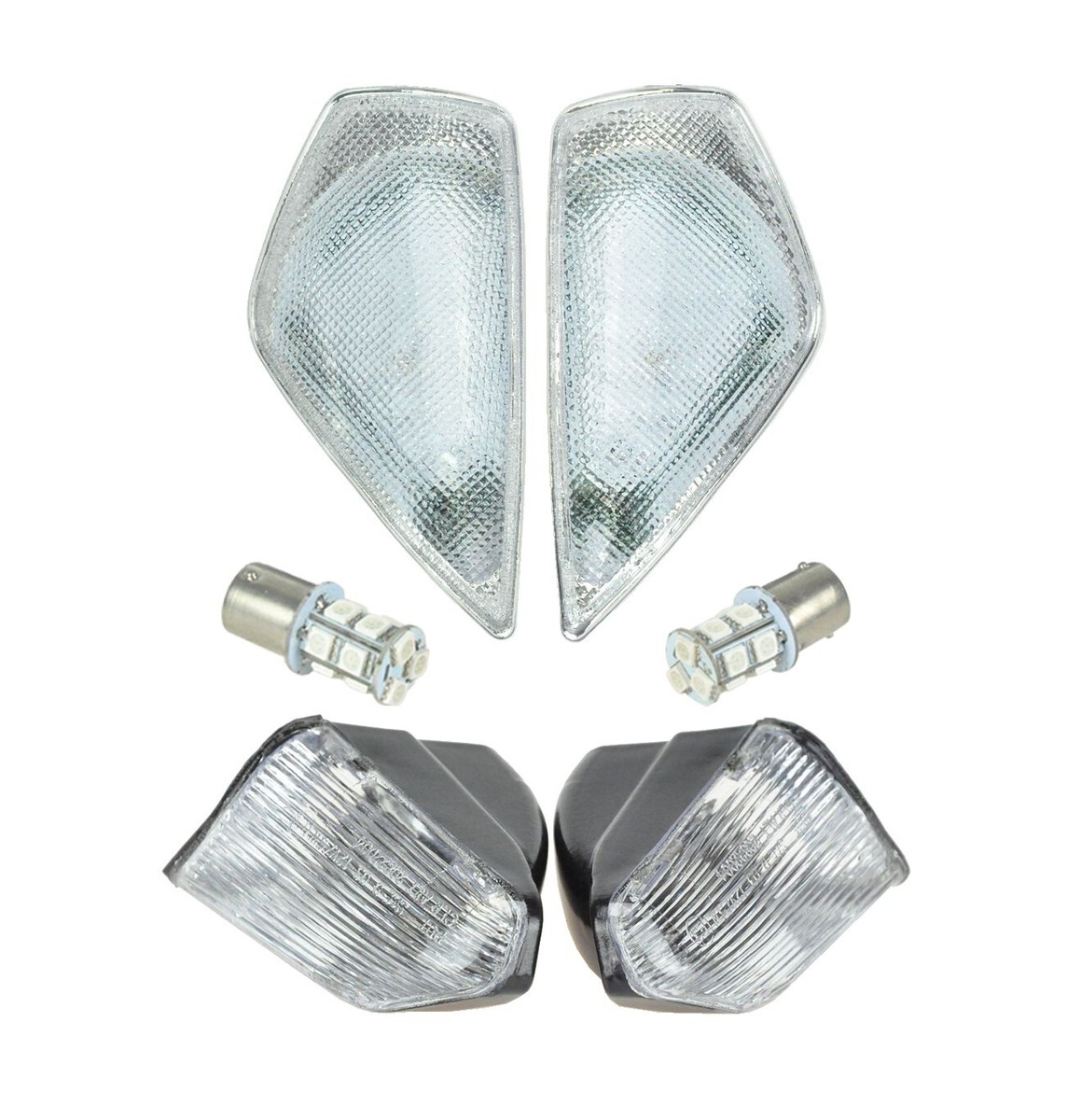 LED Front+Rear Turn Indicators Light Fit Ducati 03-07 Superbike
