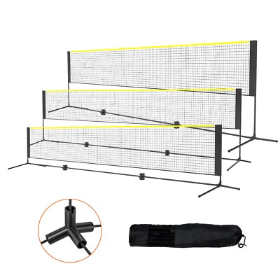 Uimoso 17ft Badminton Net Set Outdoor Portable Volleyball Pickleball Tennis Net