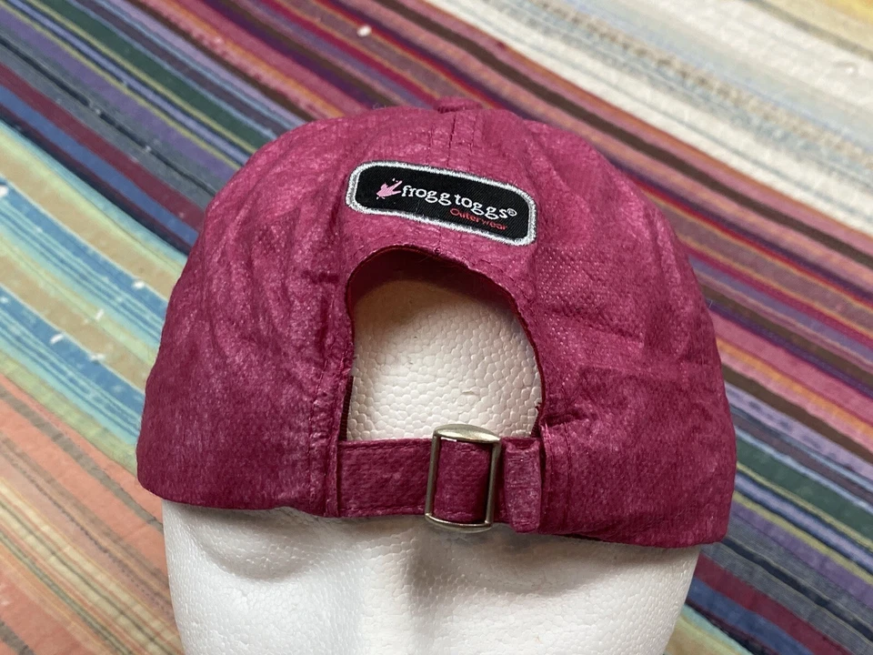 Frogg Toggs Hat Cap Womens Pink Waterproof Water Resistant Strapback Adjustable - Image 4 of 4