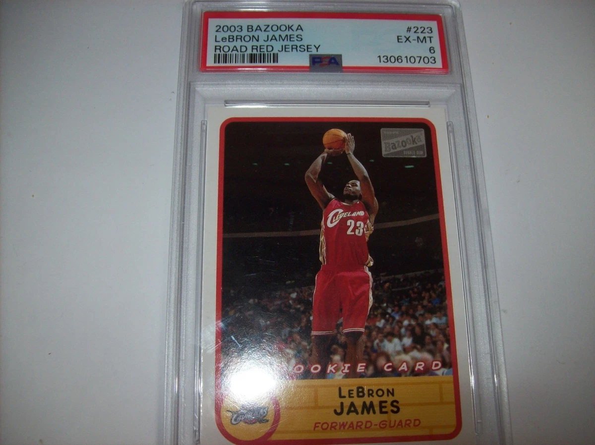 Bazooka LeBron James Basketball Sports Trading Card Singles for