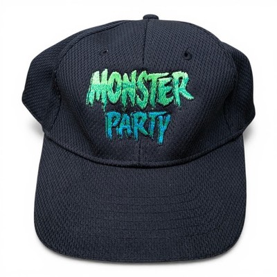 MEGA CAPS Monster Party Podcast Baseball Hat Men's One Size Black Adjustable