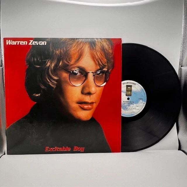 Пластинка долгоиграющая Warren Zevon Excitable Boy Asylum 6E-118 с внутренней отделкой винил 1-й пресс почти как новая протестирована - Изображение 2 из 4
