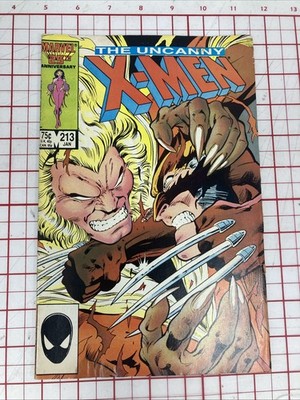 The Uncanny X-Men #213 Marvel Comics 1987 First Mr. Sinister Cameo FN+