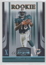 2006 Donruss Gridiron Gear Rookie Platinum X's 20/25 Marcus Vick #174 0f8