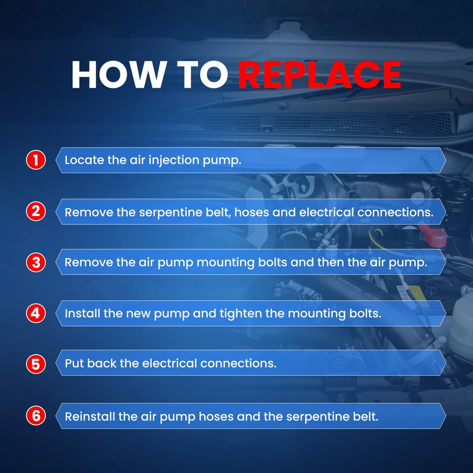 Bomba de smog de aire secundaria apta para Foto 4 de 4