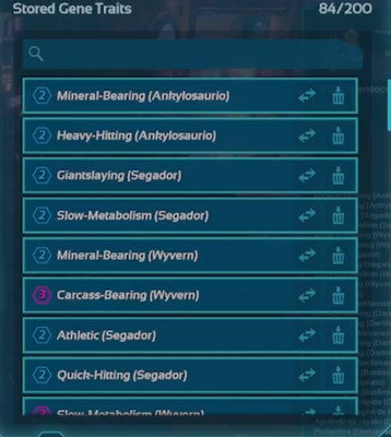 Ark Survival Ascended PVE - Traits for tames (Basilos, Dunkleosteus, Anky, etc)